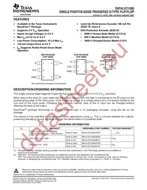 SN74LVC1G80DCKRE4 datasheet  